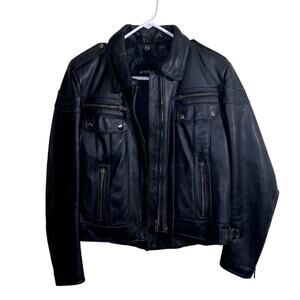 VNTG HARLEY DAVIDSON road leather moto jacket 40W